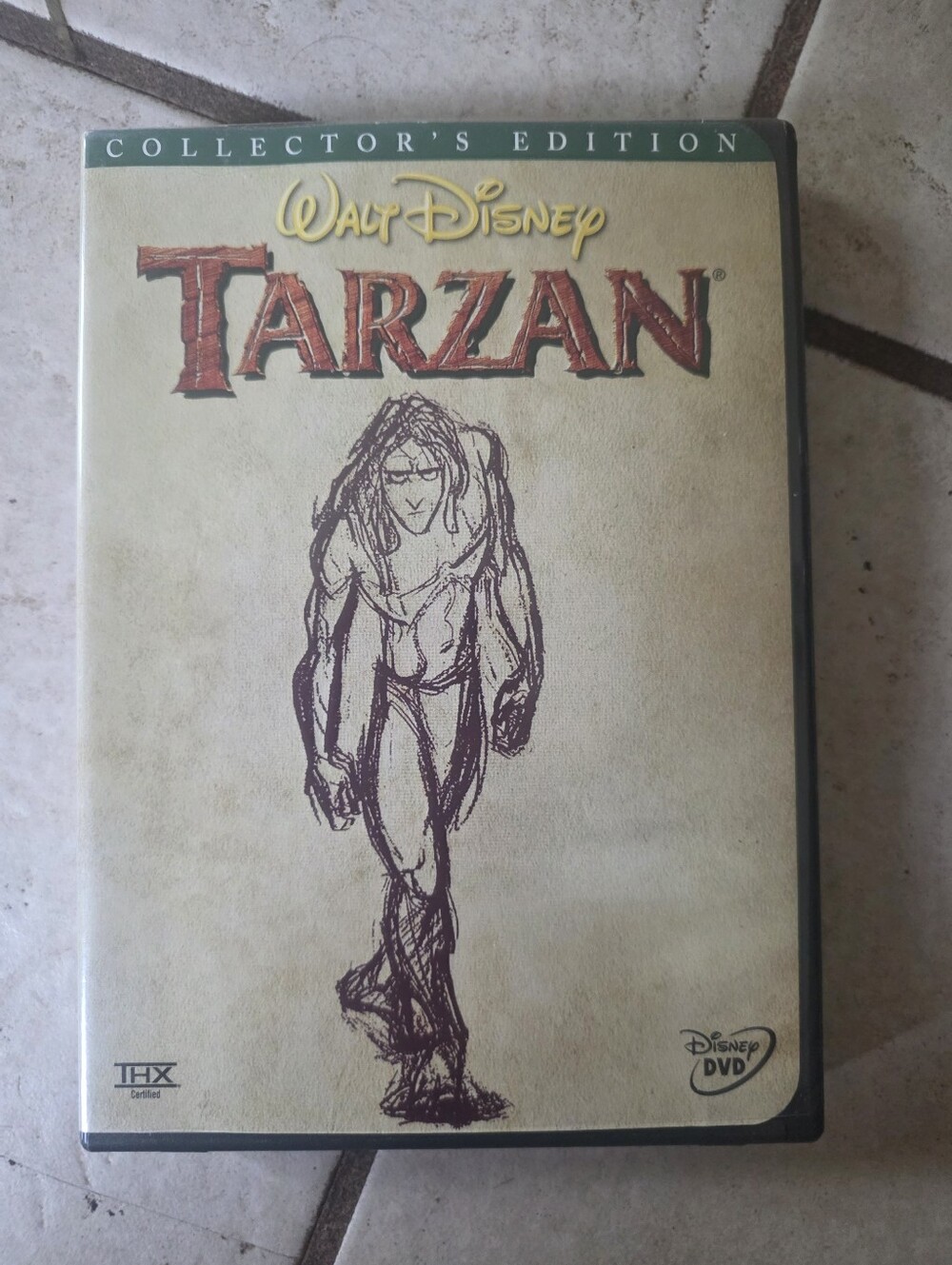 Walt Disney Tarzan Collector's Edition DVD Sketch Cover Special Features